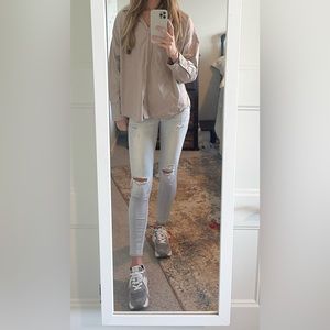 American Eagle Mid Rise Ankle Skinny Jeans- SIZE 4 Long